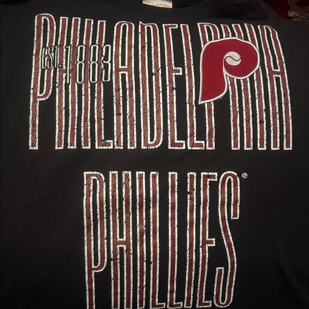 Philadelphia Phillies Black throw back OG embroidery some design
